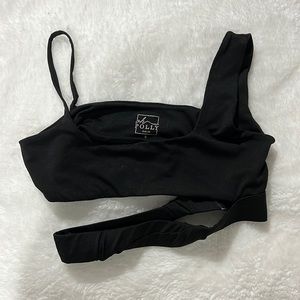 Black strappy top from Oh Polly